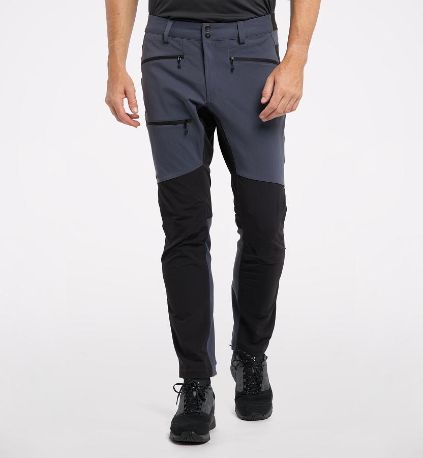 Haglöfs Mens Rugged Flex Hiking Pants Blue/Black New Zealand 24580TQZD